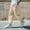 (Casual 40)Khaki, variant on Mens Summer Pants Fashion Trousers Casual Solid Color Loose Multi-Pocket Drawstring Workwear Belted Cargo Full Length Pants