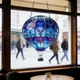 thumbnail image 2 of Hot Air Balloon Solar With Flickering Flame Light Outdoor Solar Hanging Lights For Garden Yard Farmhouse Patio Hangs 7.9", 2 of 5