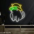 thumbnail image 4 of Glowneon Cute Cat With Hat Neon Sign, Cool Cat Led Sign, Gift For Kid, 4 of 5