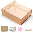 thumbnail image 1 of Caja de regalo DUOTAN magnética 34x25x9 cm en oro rosa brillante, 1 of 7