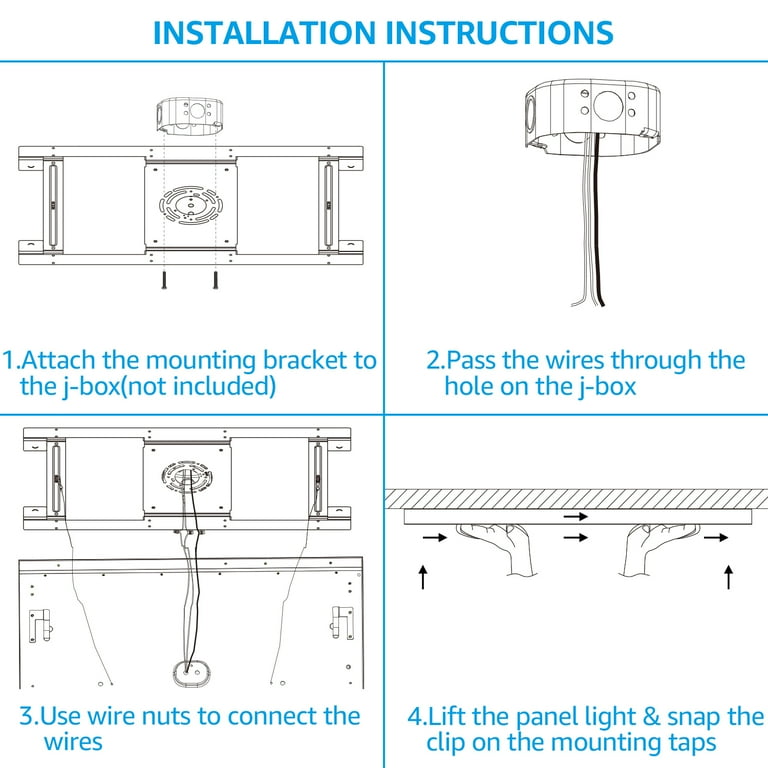 Ceiling Light Fixture Installation Instructions Shelly Lighting