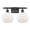 Matte Black / Matte White Cased, variant on Innovations Lighting 516-2W Athens Athens 2 Light 16" Wide Bathroom Vanity Light - Matte