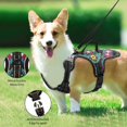 thumbnail image 4 of Pet Vest For Walking With Handle Adjustable Reflective Dog Cat Harness Tribal Motifs Pattern, 4 of 7