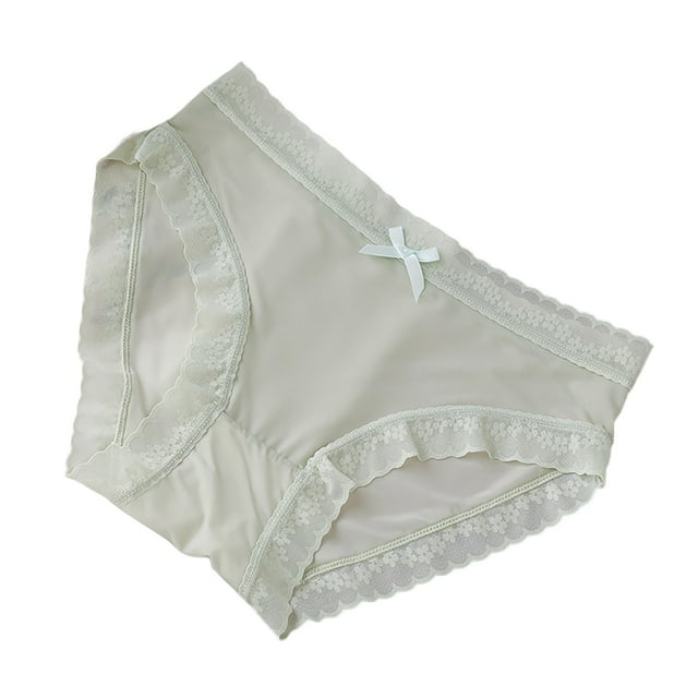 Panty sexy Ajuste Logo de personalizado Gibobby Tanga de algodón Verde XL