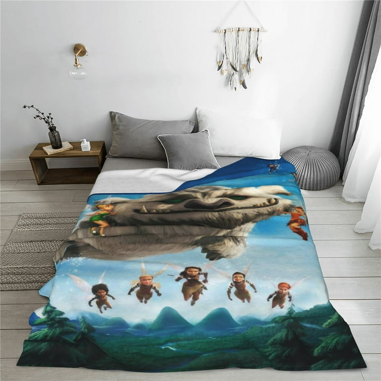 Tinkerbell Legend Of The Neverbeast Throw Blanket Soft Plush Travel Blanket For Bedroom Living Room Couch Office All Season Gift For Women Men Girls Boys Walmart