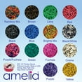 thumbnail image 2 of Amelia Beauty | 1/2in, Green, Elastic Rubber Band Pony Tail Holders | Made in USA, Ideal for Ponytails, Braids, Twists, Dreadlocks, Styling Accessories for Women, Men and Girls | 500 Pack, 2 of 6