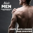 thumbnail image 3 of Nair Men Hair Remover Body Cream, Body Hair Remover for Men, 13 Oz Bottle, 3 of 11