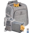 thumbnail image 1 of Mochila Expandible para Transporte de Gatos BriskTails Color Gris, 1 of 8