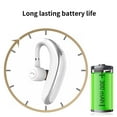 thumbnail image 4 of Bluetooth Headset V5.0 Wireless Bluetooth Earpiece, Fit Your Both Ear, Handsfree Headset with Noise Cancelling Mic, Compatible with iPhone and Android (White), 4 of 9