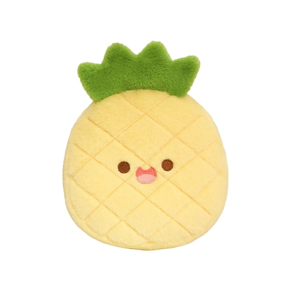 Cthrlog Stuffed Animal Pineapple Plushies Bedtime Soft Plush Toy Weighted Stuffed Animals Cute Kawaii Fruit Squeeze Emoji Pillow Gifts for Kids Toddlers Collectors Birthday Holiday