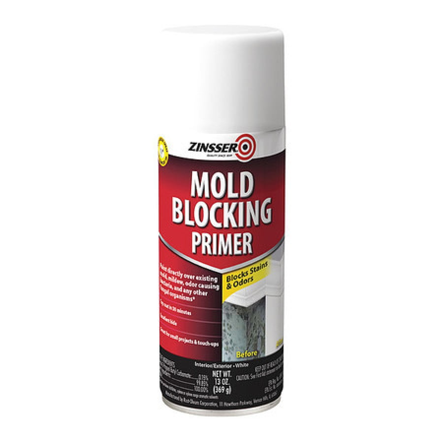 Zinsser White, Mold Killing Flat Spray Primer, 13 oz