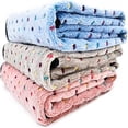 thumbnail image 3 of Pet Blanket for Dogs and Cats, Soft Comfy Puppy and Kittens Bed Blanket,Fluffy Fleece Pets Throw with Polka Dots, 3 of 7