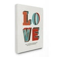 thumbnail image 2 of Stupell Industries Love Inspirational Comic Book Word Design Canvas Wall Art by Ester Kay, 2 of 5