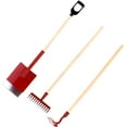 thumbnail image 1 of MasteelfCA 3Pcs Miniature Garden Tools Small Rake Shovel Miniature House Working Accessories, 1 of 7