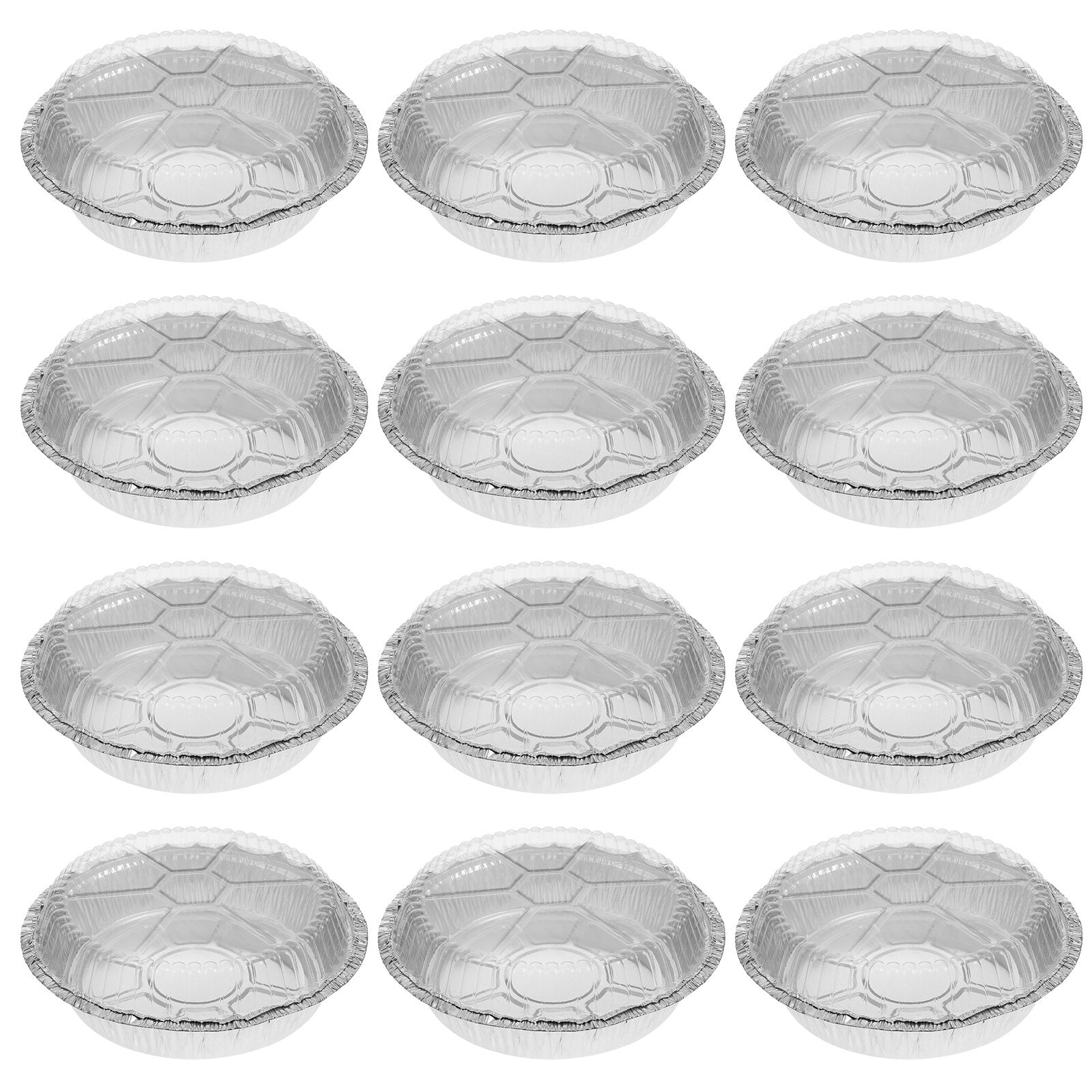 Aluminum Foil Pans, Disposable Pans with Lids, BBQ Tray, Pie Pans