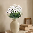 thumbnail image 2 of Leodye 1PCS Lifelike Artificial Flower Stems Fake Floral Decor for Home office Table Centerpiece Wedding Party Decoration -12.99 × 5.91 in, 2 of 6
