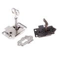 thumbnail image 1 of 2 Pcs Cabinet Door Lock Antique Cupboard Lock Decorative Furniture Lock with Key, 1 of 7