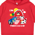 thumbnail image 3 of Inktastic Two-i-e-i-o 2nd Birthday Toddler Hoodie, 3 of 4