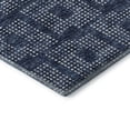 thumbnail image 4 of Addison Rugs Mayfield Washable Transitional Squares Blue Round Rug, 8' x 8', 4 of 5