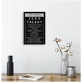 thumbnail image 3 of Inspirational Posters Inspirational Canvas Wall Art Ten Things That Require Zero Talent Image Printing Modern Home Office Decoration Artwork Stretching and Mounting Ready to Hang12x18, 3 of 6