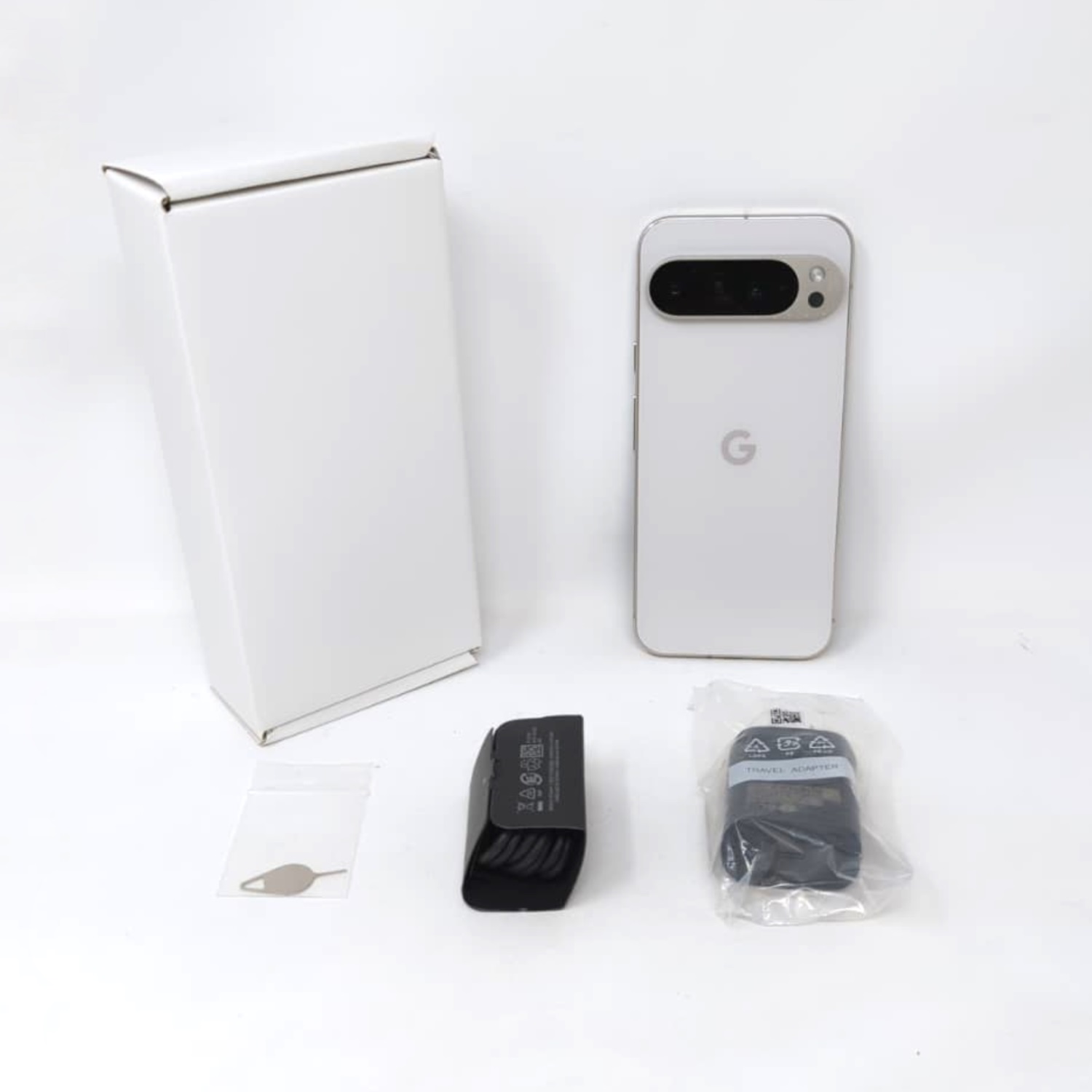 Pre-Owned Google Pixel 9 Pro XL 5G 256GB GGX8B Factory Unlocked 6.8" 16GB RAM 50MP Smartphone - Porcelain (Good)