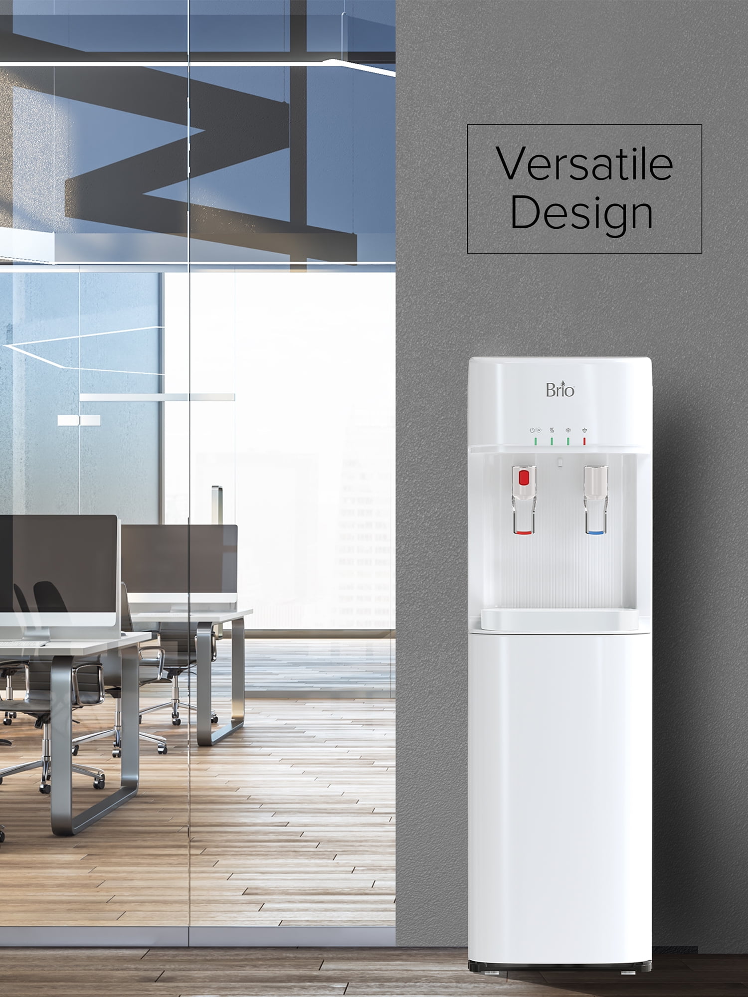 Brio Child Safely Lock Wall Mount Bottom Loading Water Cooler