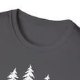 thumbnail image 3 of Pine Trees, Gildan Unisex Softstyle T-Shirt, Minimalist Graphic Tee, S-3XL, 3 of 3