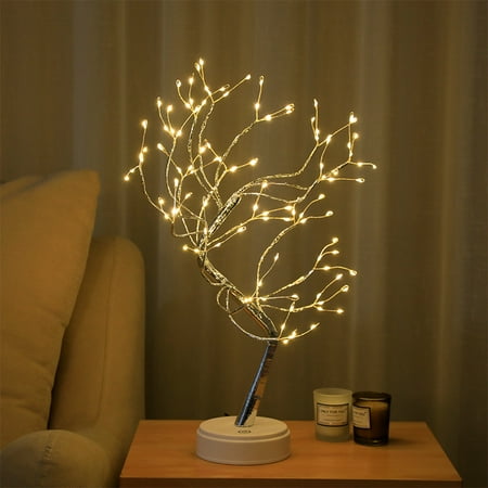 

1 Set of Creative Usb Emulated Small Tree Shaped Small Night Light Decor