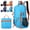Blue, variant on Foldable Waterproof Camping Backpack, Waterproof Hiking Backpack, Ultralight Collapsible Quick Dry Daypack Trekking Bag 35L