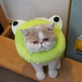 thumbnail image 4 of CUITING Cat Recovery Collar  Cute Cat Donut Collar  Soft Cone Collars for Cat  Wound Healing Protective Cone After Surgery Elizabethan Collars for Kitten Pets, 4 of 5