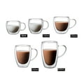 thumbnail image 4 of Shoreew Double Wall Glass Tumbler with Handle Heat-Resistant Insulated Glass Mugs for Coffee Tea Milk 12oz Transparent Drink Cup for Home Office Use, 4 of 6