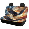 thumbnail image 2 of Pzuqiu Car Seat Covers Full Set Fashion, Compatible with Van Seats Car Interiors, Automotive Seat Cover Fit for Sedans Cars Easy to Install, American Flag Eagle, 2 of 10