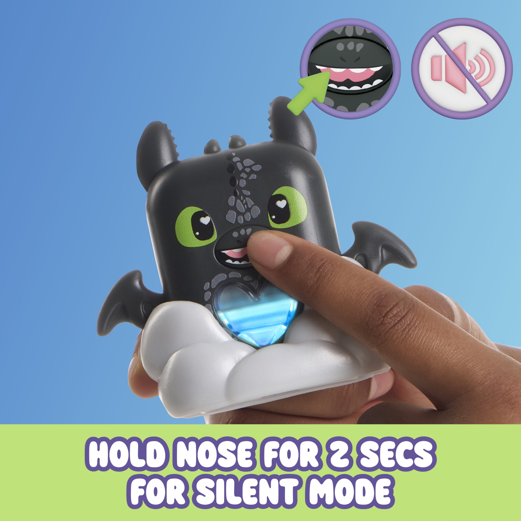 Hasbro Nano-mals DreamWorks Animation's How to Train Your Dragon Toothless Electronic Pet