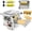 Gold, variant on Vakiorn Commercial Tortilla Maker Electric Automatic 2 Molds 4in 6in Non Stick 1500 2000 pcs h for Mexico Chapatti Roti Pita Gold