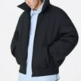 thumbnail image 4 of Jackets for Men, Solid Color Outdoor Climb Sport Run Pocket Zipper Long Sleeve, Men's Jacket, 4 of 9