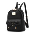 thumbnail image 4 of Girls Bowknot Cute Leather Backpack Mini Backpack Purse for Women, 4 of 10