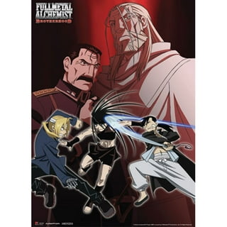 Fabric Poster - Fullmetal Alchemist Brotherhood - New Ed Wall Scroll  ge77579 