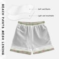 thumbnail image 3 of FORMRS Boys Swim Trunks Quick Dry Mesh Lining Beach Boardshorts, Sizes XS-XL, Green Wildflowers Pattern, 3 of 7