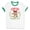 White/Kelly Green, variant on Cowgirl Christmas Club Ringer Tee Shirt Unisex Large White/Red