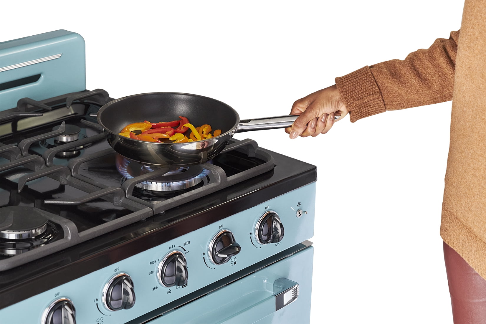 Unique Classic Retro 30" 3.9 cu/ft Freestanding Gas Range with Convection Oven and Sealed Burners