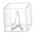 thumbnail image 1 of HILABEE Guitar Pick Display Box Plectrum Case with Stand Rack Clear Holder Guitar Pick Box for Guitarists Electric Bass Ukulele Lover transparent base, 1 of 9