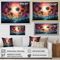 thumbnail image 4 of Designart "Colorful Sunset Palm Trees in Serene Beauty II" Palm Trees Wall Decor, 4 of 5