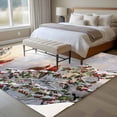 thumbnail image 4 of 5'x7' Area Rugs, Christmas Indoor Outdoor Area Rug for Living Room Bedroom, Xmas Birds Berry Botanical Snowflake Washable Bathroom Rugs Kitchen Floor Carpet Mats Home Decor Aesthetic, 4 of 8
