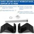 thumbnail image 5 of YES4ALL Capacity I-Beam Clamp Hanger & Stainless Steel Punching Bag Hanger with 4 Snap Hooks for Heavy Bag, Gym Swing, Trapeze, and Hammock, 5 of 7