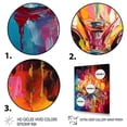 thumbnail image 3 of Designart "Chandelier Luminous Euphony" Glam Floater Framed Wall Decor, 3 of 7