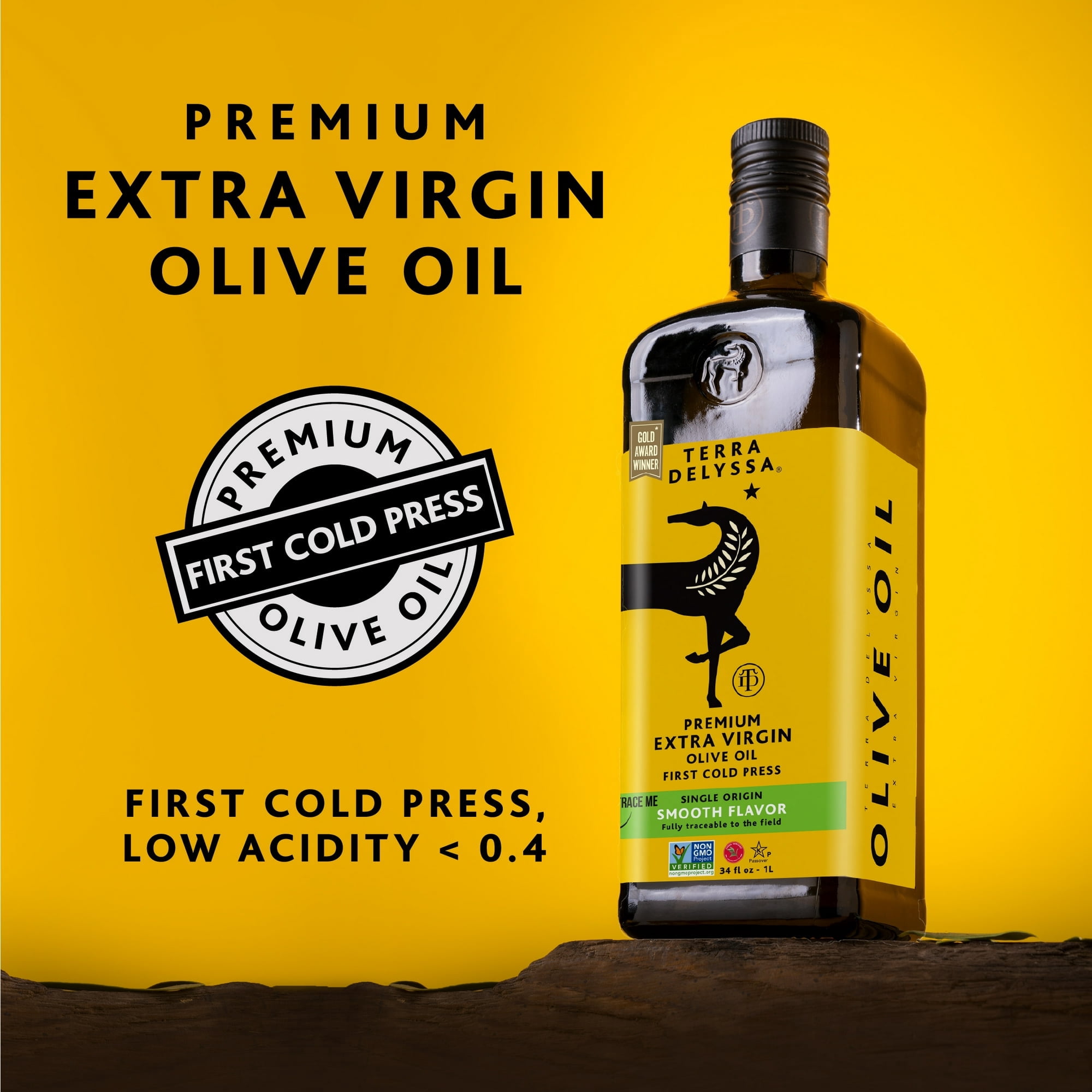 Terra Delyssa Extra Virgin Olive Oil, 34 fl. Oz