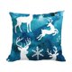 thumbnail image 2 of Funda de almohada navideña de 45 x 45 cm | Tejido de felpa corta supersuave | Diseños festivos de temporada para cojines de sofá y decoración de cama | Cierre de cremallera oculto, 2 of 5