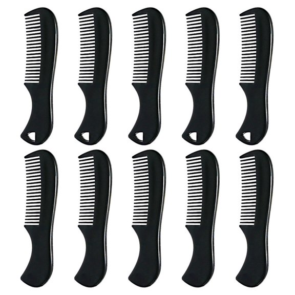 10pcs Beard Comb Hair Comb Pocket Sized Brush Mens Mustache Styling Brush