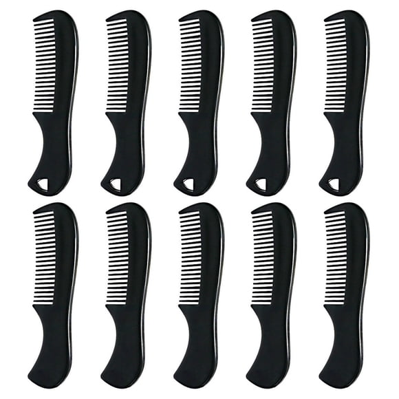 10pcs Beard Comb Hair Comb Pocket Sized Brush Mens Mustache Styling Brush