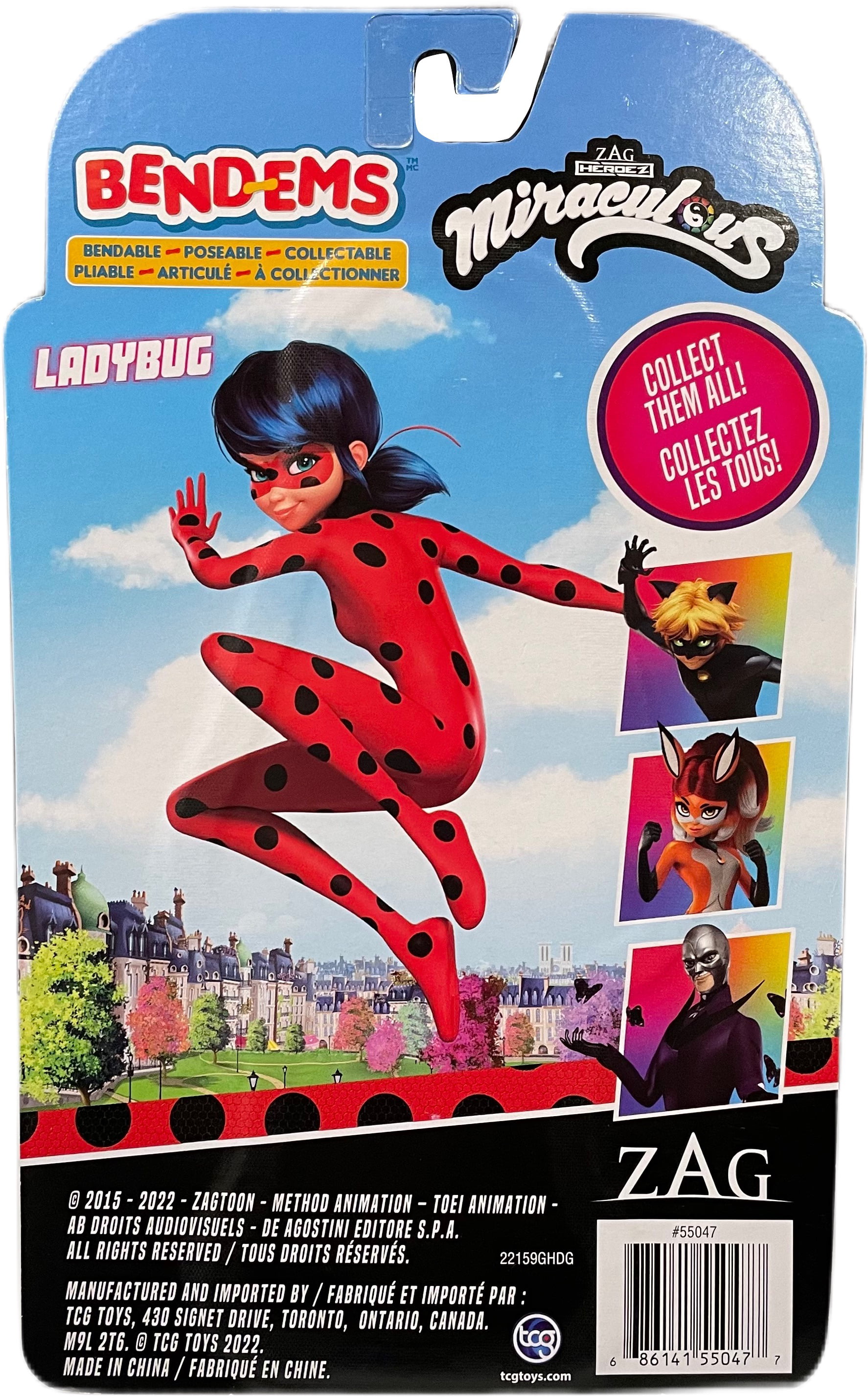 miraculous: tales of ladybug & cat noir™ bend-ems™ action figure Choose 1  Figure